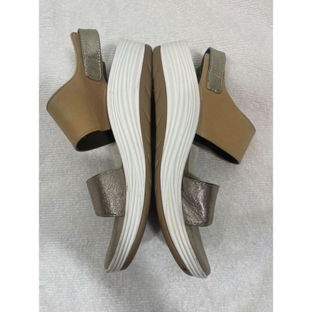 Bionica Yolanda Women’s Size 8.5 Leather Wedge Platform Slingback Comfort Sandal - Picture 8 of 16